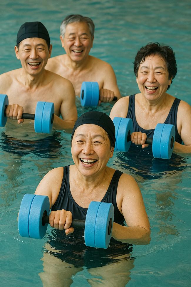 아쿠아로빅 배우는 중년들.png