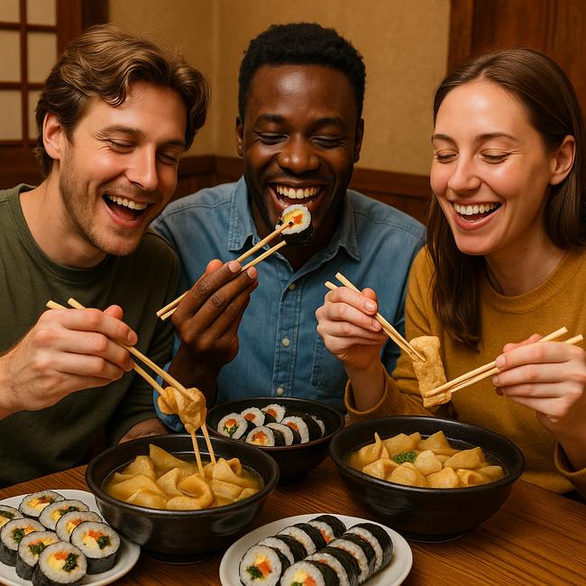 K-seafood를 즐기는 외국인들.png